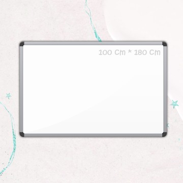 Tableau Blanc Cadre Aluminium 100x180