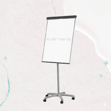 Tableau Blanc Magnetique 70/100 Chevalet Mobile