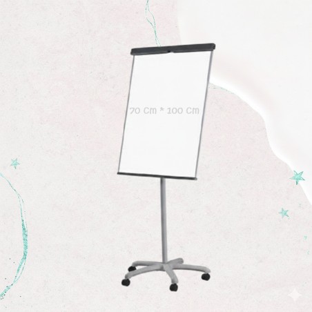 Tableau Blanc Magnetique 70/100 Chevalet Mobile