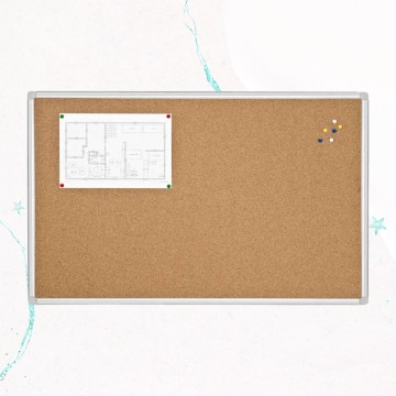 TABLEAU AFFICHAGE CADRE ALUMINUM 90X120