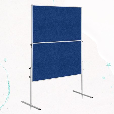 Tableau d'animation Metaplan pliable - Bleu