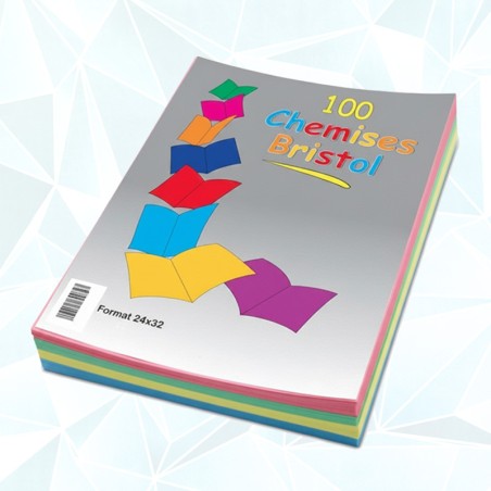 Rame Chemises Cartonnées Format A4 Bristol-100 pcs