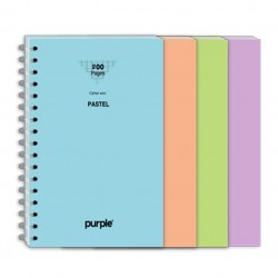 Cahier WirO A4 NEU PASTEL 200 Pages-PURPLE
