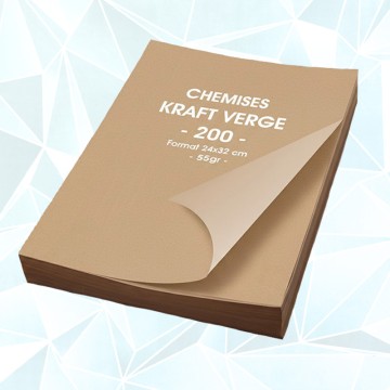 Chemises Kraft Format A4 - 200 pcs