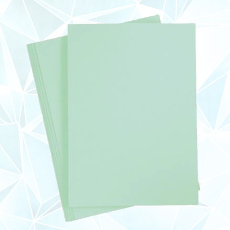 Chemises Cartonnées Luxe Vert Bristol-100pcs