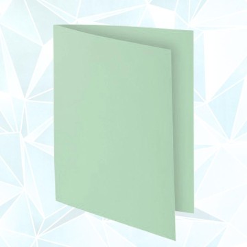 Chemises Cartonnées Luxe Vert Bristol-100pcs