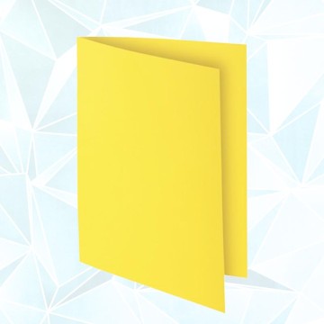 Chemises Cartonnées Luxe Jaune Bristol-100pcs