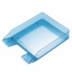 Corbeille à Courrier Ark 450 Transparent- BLEU