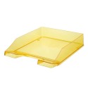 Corbeille à Courrier Transparent / Jaune- Ark 450