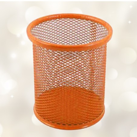 Pot à Stylo Rond Maille 802 Métal