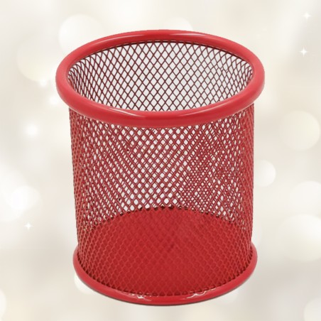 Pot à Stylo Rond Maille 802 Métal