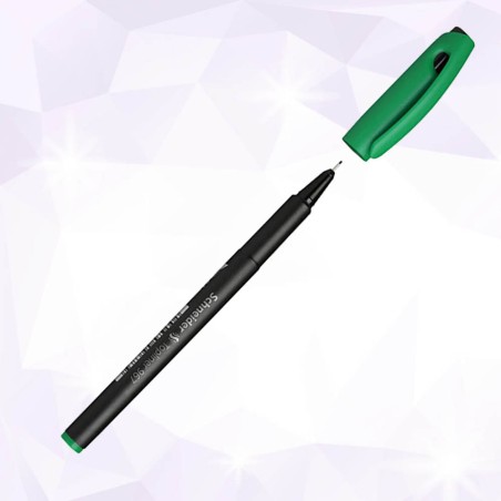 Stylo Pointe Fine Schneider Topliner 967 Vert