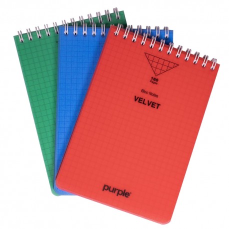 Bloc Note Wiro 100 Pages A4 VELVET