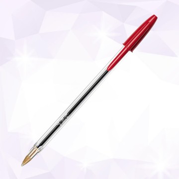 Stylos à Bille Bic Cristal-Rouge