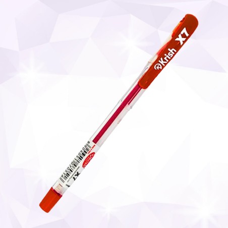 Stylos à Bille KRISH X7 Rouge