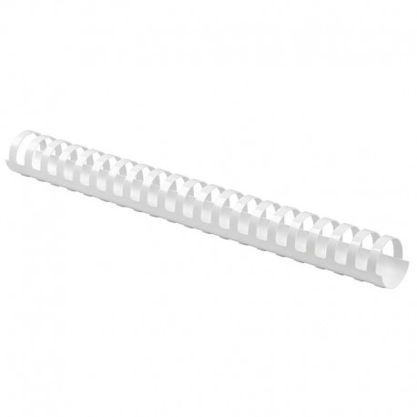 Pack de 100 Reliures Spirale 22mm Blanc