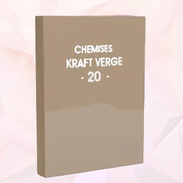 Chemises Kraft Format A4 - 20 pcs