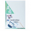 Rame papier couché Brillant A4 170 g/m²,100 F