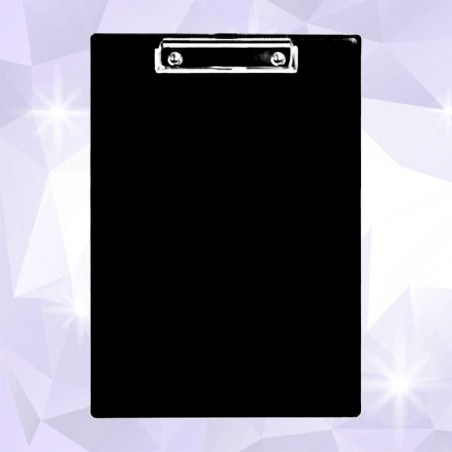 PORTE BLOC Double Rigide A4 Noir