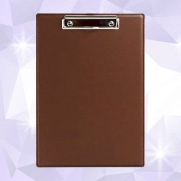 PORTE BLOC Double Rigide A4 Marron