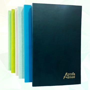 Agenda Rigide 2026 "plusieurs couleurs"