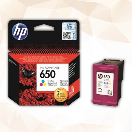 Cartouche Couleur HP 650 Originale