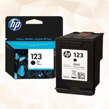 Cartouche d'Encre HP 123-Noir