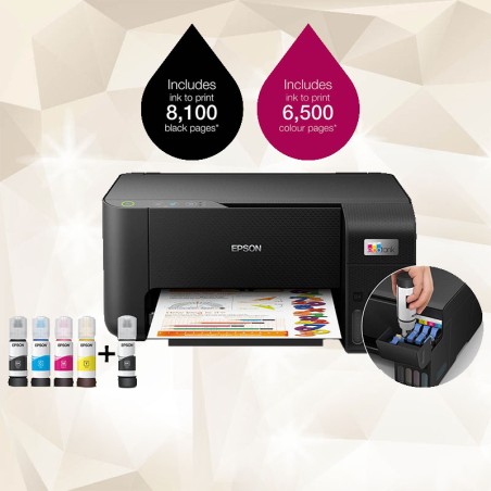 Imprimante Multifonction 3en1 couleur Epson ECOTANK L3210 / USB