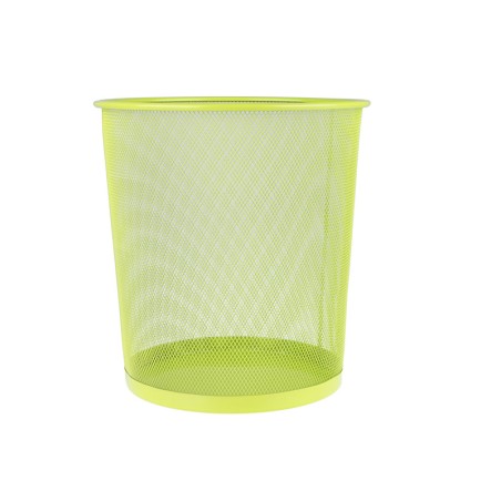 Corbeille à Papier Métallique Moyenne Format-Vert Pistache