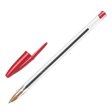 Stylos à Bille Bic Cristal-Rouge