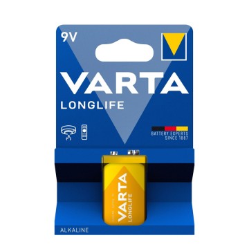 Pile alkaline Varta longlife 4122 6LR61 9V BL