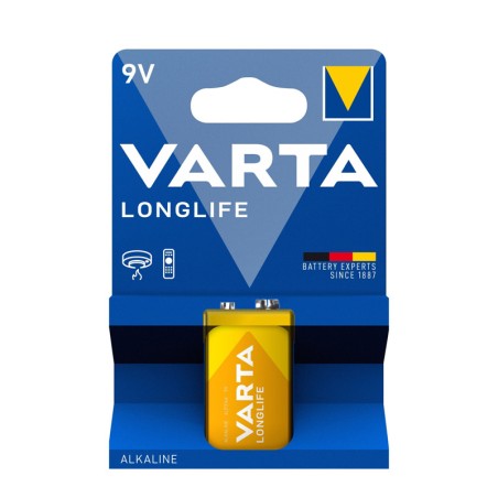Pile alkaline Varta longlife 4122 6LR61 9V BL
