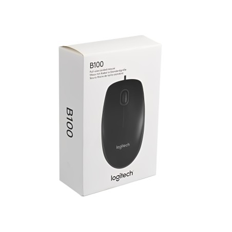 Souris Optique Logitech USB B100 - Noir