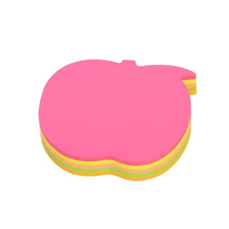 Stick notes fluo Apple 100 feuilles 5 couleurs