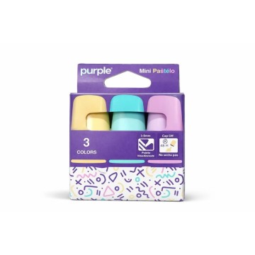 Pochette de Mini Fluo Pastel Purple