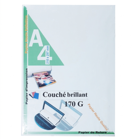 Rame papier couché Braillant A4 17250 g/m²,100 F
