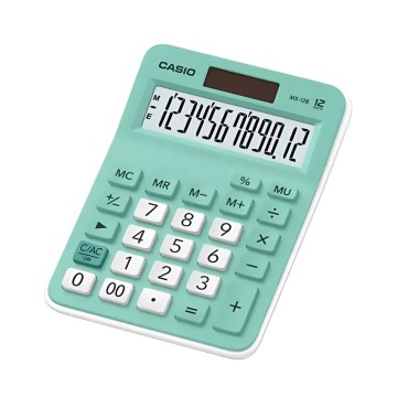Calculatrice de Bureau Casio MX-12B-GN 12 chiffres