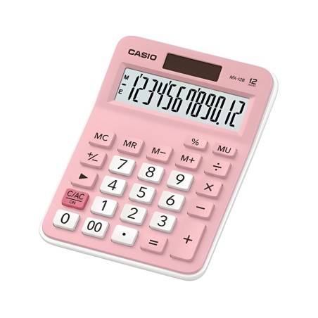 Calculatrice de Bureau Casio Pink 12 chiffres