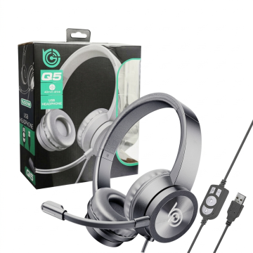 Casque USB TUCCI Q5 / Noir