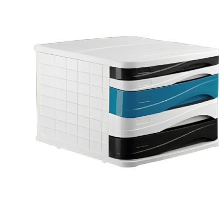 Bloc Tiroirs 5 étage ARK Blanc