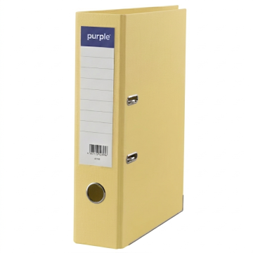 Classeur Purple Jaune Pastel