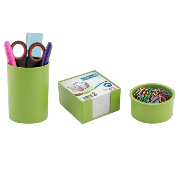 Ensemble de bureau Plastique -3 pièces - Vert