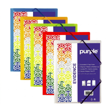 Chemise 3 rabats à élastique en polypropylène EVIDENCE