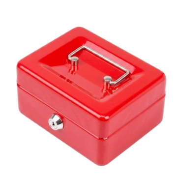 Caisse à monnaie Grand Modèl Rouge