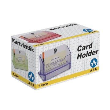 PORTE CARTES DE VISITE ARK TRANSPARENT 1384