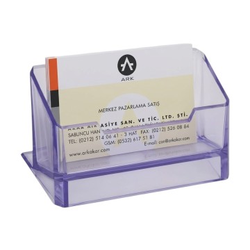 PORTE CARTES DE VISITE ARK TRANSPARENT 1384