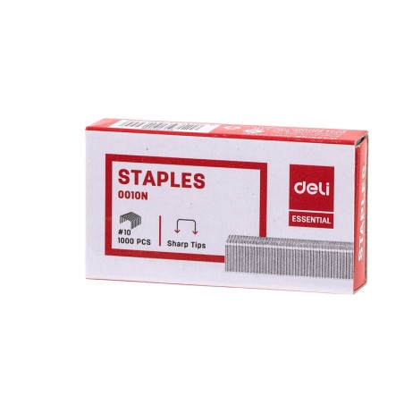 Agrafes Deli E0010N N°10 Silver