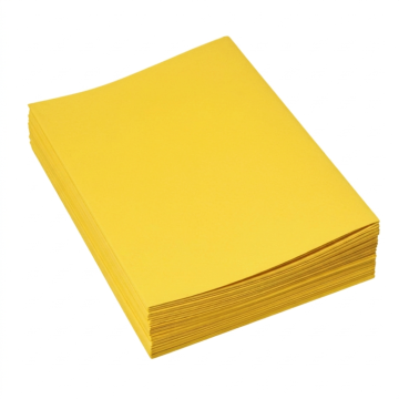 Chemises Cartonnées Luxe Jaune Bristol-100pcs