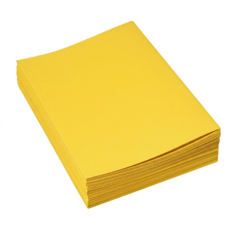 Chemises Cartonnées Luxe Jaune Bristol-100pcs