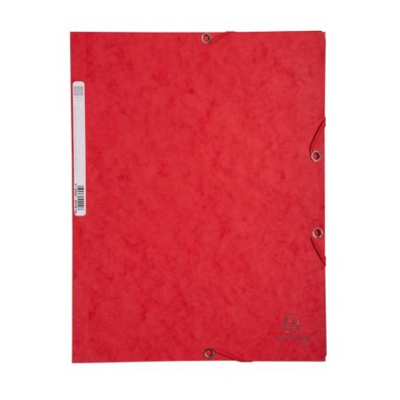 Chemise à rabats cartonnée exacompta - Rouge